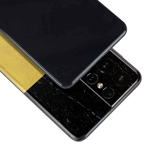 Belgium Flag Distressed Galaxy S21 Ultra 5G Skin